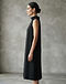 Minimalist Shift Dress (Black), product photo