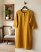 Cotton Silk Kurti - Mustard (Mustard), lifestyle setting