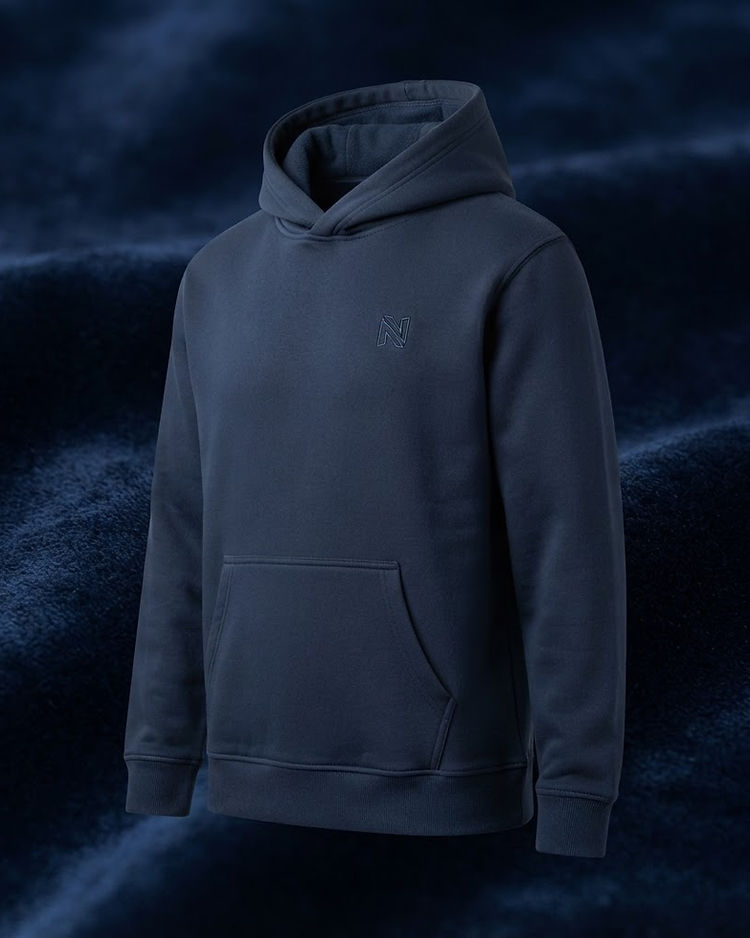 Signature Logo Hoodie (Navy), product photo