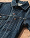 Heritage Denim Trucker Jacket (Indigo), detail close-up