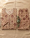 Cotton Palazzo Set - Ethnic Print (Beige), flat-lay view