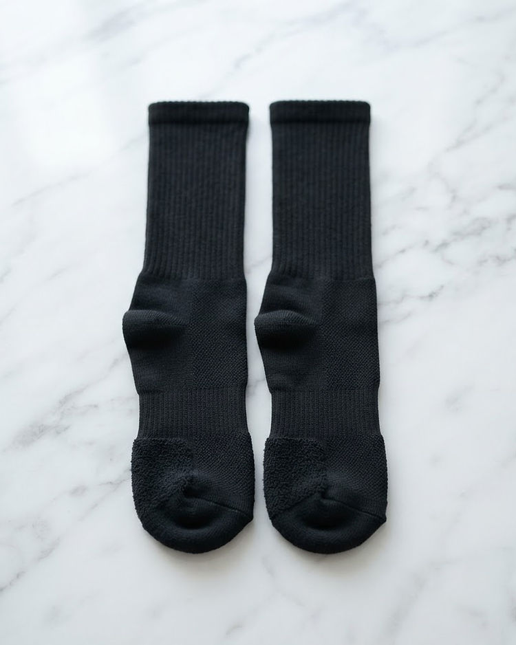 Performance Crew Socks - Black (Black), product photo