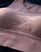 Seamless Basic Crop Top (Dusty Pink), detail close-up