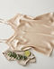 Lace Trim Cami (Champagne), flat-lay view