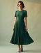 Pleated Party Midi (Emerald), lifestyle setting