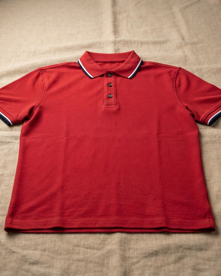 Sport Stripe Polo - Red (Red), product photo