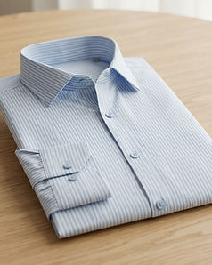 Formal Striped Shirt - Light Blue (Light Blue), product photo