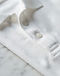 Breathable Mesh Polo - White (White), detail close-up