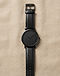 Minimalist Analog Watch - Black (Black), flat-lay view