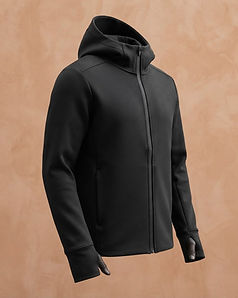 Midnight Tech Hoodie (Black), product photo