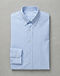 Oxford Striped Shirt - Light Blue (Light Blue), flat-lay view