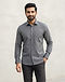 Twill Check Shirt - Grey (Grey), worn or held by model