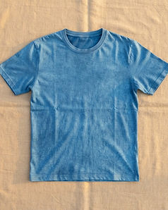 Indigo Dye T-Shirt - Sky Blue (Sky Blue), product photo