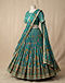Printed Lehenga with Dupatta (Teal), product photo