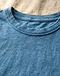 Indigo Dye T-Shirt - Sky Blue (Sky Blue), detail close-up