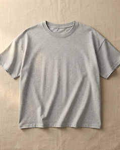Oversized Boyfriend Tee (Heather Grey), product photo