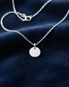 Silver Pendant Necklace (Silver), product photo