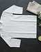 Embroidered Cotton Kurta - White (White), flat-lay view