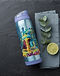 Milton Icy Blue Fantasy Castle Kids Water Bottle (Icy Blue), flat-lay view