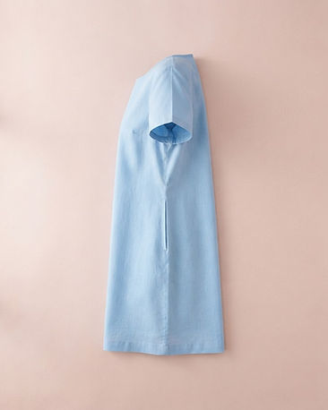 Everyday Cotton Shift (Sky Blue), product photo
