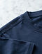 Classic Pima Cotton Crew Neck - Navy (Navy), detail close-up