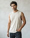 Vintage Muscle Tank (Stone), worn or held by model