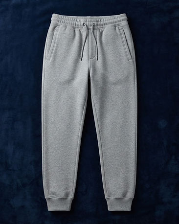Casual Cuffed Joggers - Grey (Grey), product photo