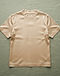 Silk-Blend Essential Tee (Champagne), flat-lay view