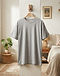 Oversized Boyfriend Tee (Heather Grey), lifestyle setting