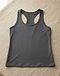 Athletic Racerback Tank (Charcoal), product photo