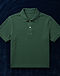 Heritage Texture Polo - Forest Green (Forest Green), flat-lay view