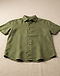 Linen Blend Short Sleeve - Olive (Olive), product photo