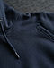 Zenith Pullover Hoodie (Black), detail close-up