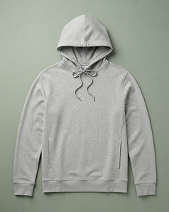 Lightweight Jersey Hoodie (Light Grey), product photo