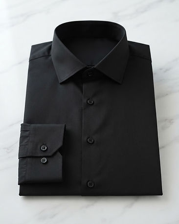 Formal Poplin Shirt - Black (Black), product photo