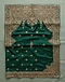 Gota Patti Work Saree (Green), flat-lay view