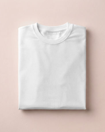 Relaxed Fit Cotton T-Shirt (White), product photo