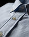 Oxford Striped Shirt - Light Blue (Light Blue), detail close-up