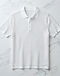 Breathable Mesh Polo - White (White), flat-lay view