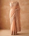 Embroidered Georgette Saree (Peach), product photo