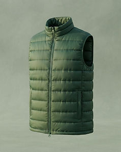 Padded Puffer Gilet (Forest Green), product photo