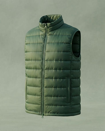 Padded Puffer Gilet (Forest Green), product photo