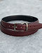 Lewista Reversible Belt (Burgundy), product photo