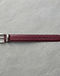Lewista Reversible Belt (Burgundy), flat-lay view
