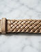 Lewista Braided Belt (Champagne), detail close-up