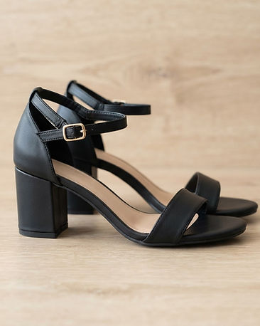 Lewista Block Heels (Black), product photo