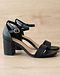 Lewista Block Heels (Black), product photo