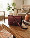 Lewista Crossbody Bag (Burgundy), lifestyle setting