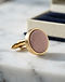 Lewista Cufflinks (Blush), detail close-up