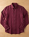 Lewista Linen Shirt (Burgundy), flat-lay view